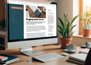 Blogging guide for beginners: Start your blog journey today with simple steps.